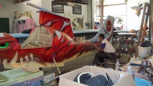 Working on the Sky Dragon